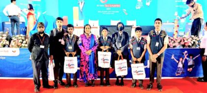 Shaikhian Participating in the State level Quiz Compitition held by  Union Bank of India